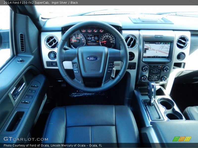 Ingot Silver / Black 2014 Ford F150 FX2 SuperCab