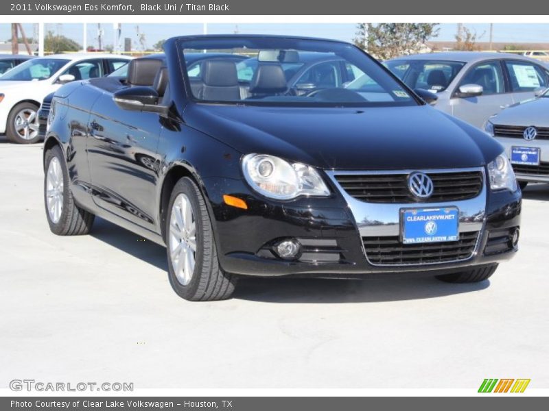Black Uni / Titan Black 2011 Volkswagen Eos Komfort