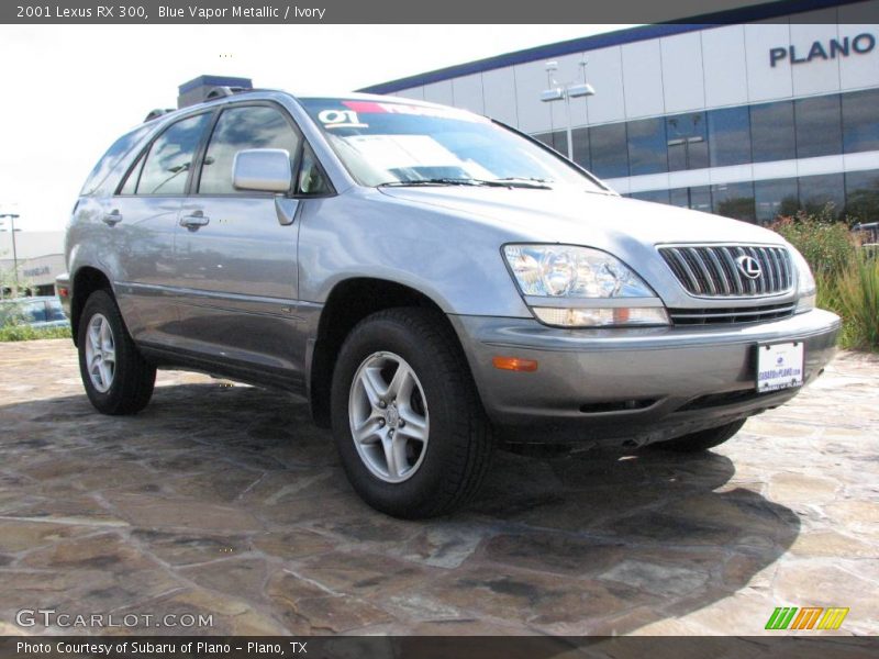 Blue Vapor Metallic / Ivory 2001 Lexus RX 300