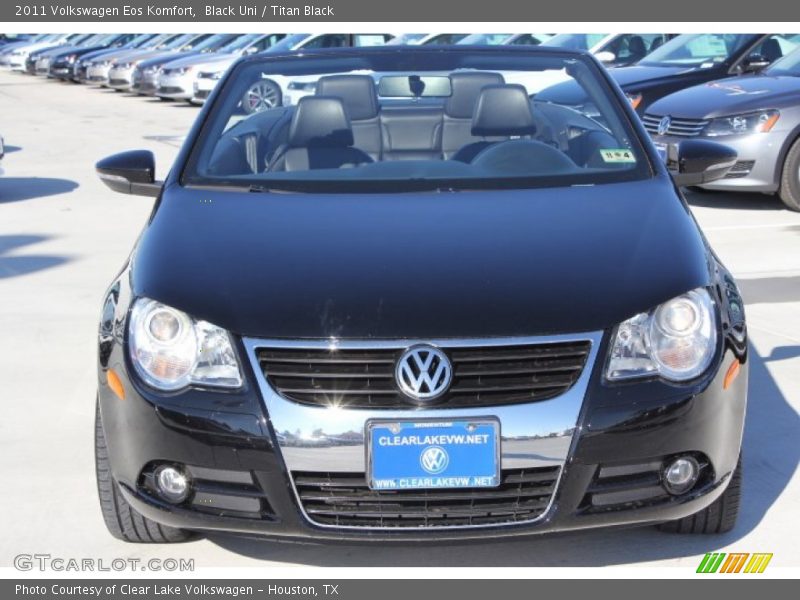 Black Uni / Titan Black 2011 Volkswagen Eos Komfort