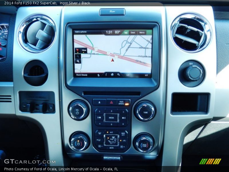 Ingot Silver / Black 2014 Ford F150 FX2 SuperCab
