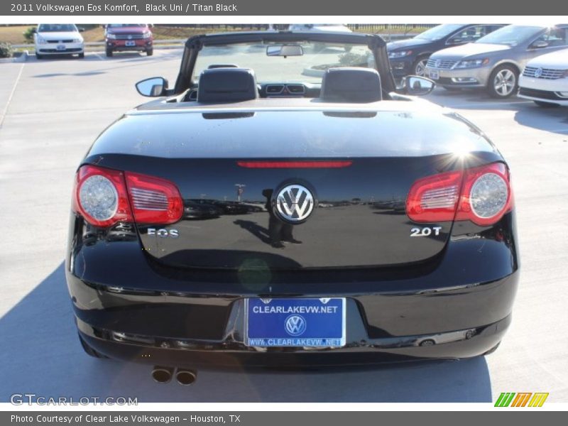 Black Uni / Titan Black 2011 Volkswagen Eos Komfort