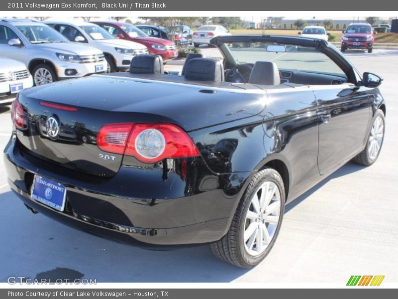 Black Uni / Titan Black 2011 Volkswagen Eos Komfort