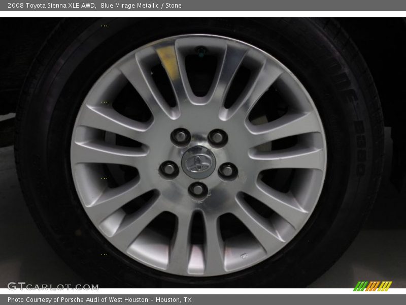 Blue Mirage Metallic / Stone 2008 Toyota Sienna XLE AWD