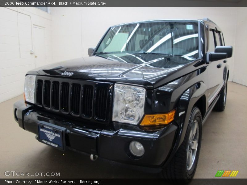 Black / Medium Slate Gray 2006 Jeep Commander 4x4