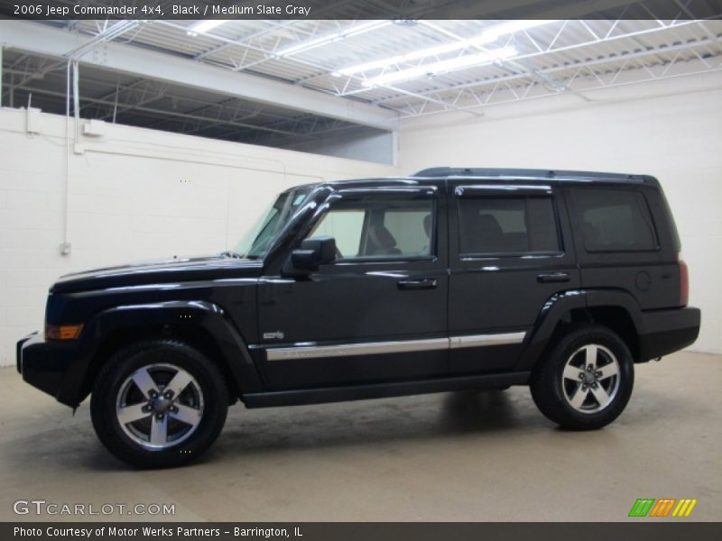 Black / Medium Slate Gray 2006 Jeep Commander 4x4