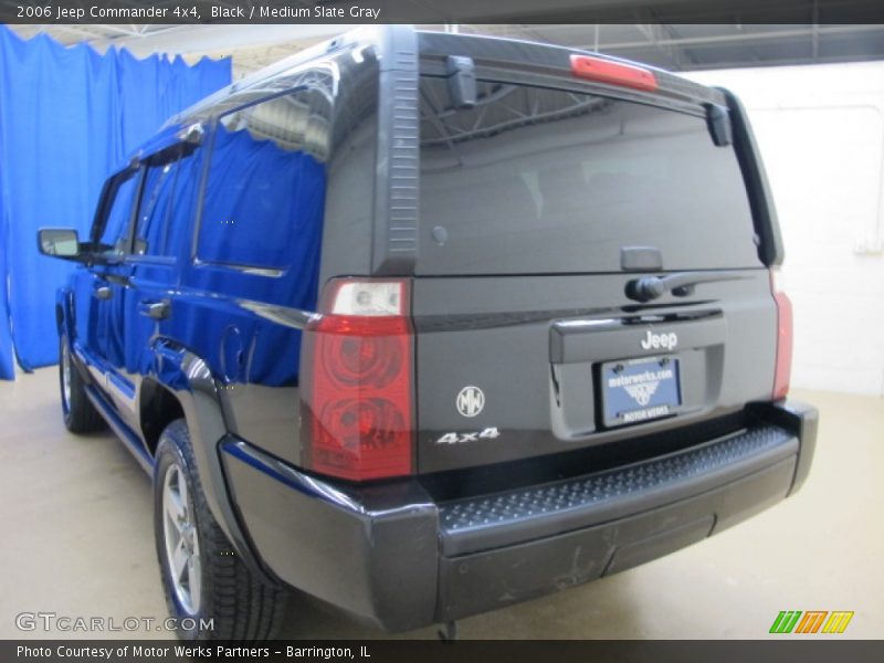 Black / Medium Slate Gray 2006 Jeep Commander 4x4