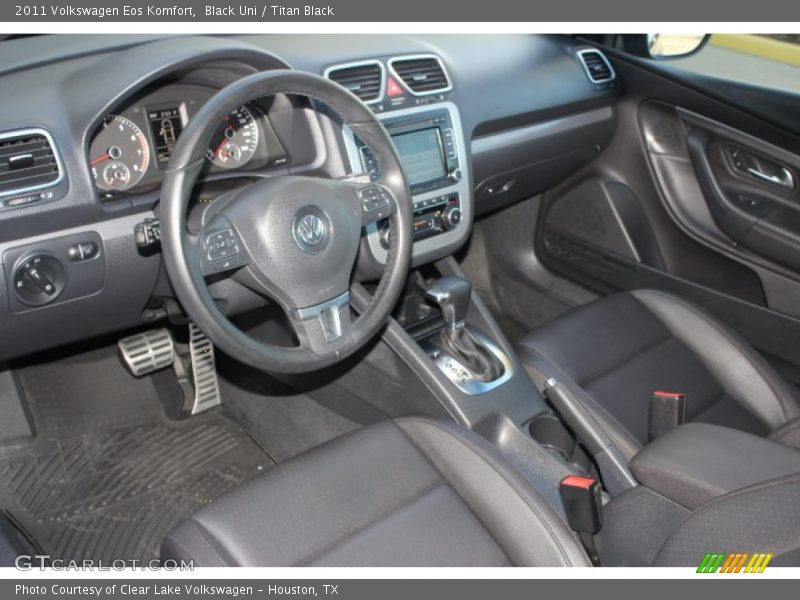 Black Uni / Titan Black 2011 Volkswagen Eos Komfort