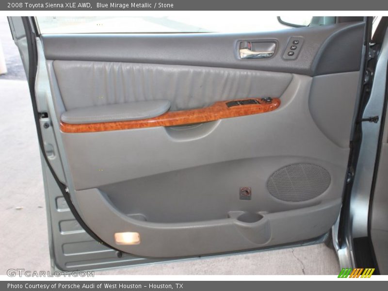 Blue Mirage Metallic / Stone 2008 Toyota Sienna XLE AWD