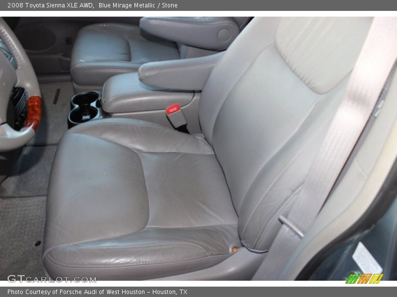 Blue Mirage Metallic / Stone 2008 Toyota Sienna XLE AWD