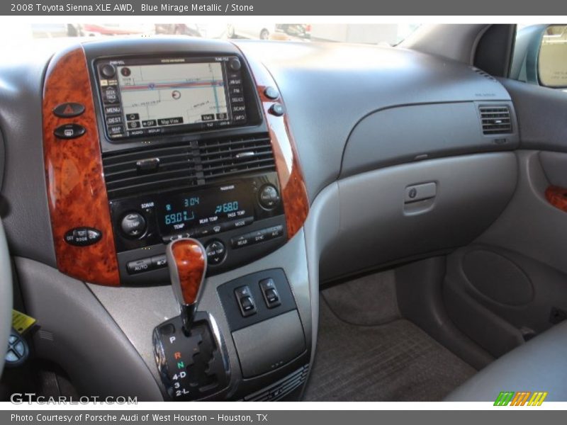 Blue Mirage Metallic / Stone 2008 Toyota Sienna XLE AWD