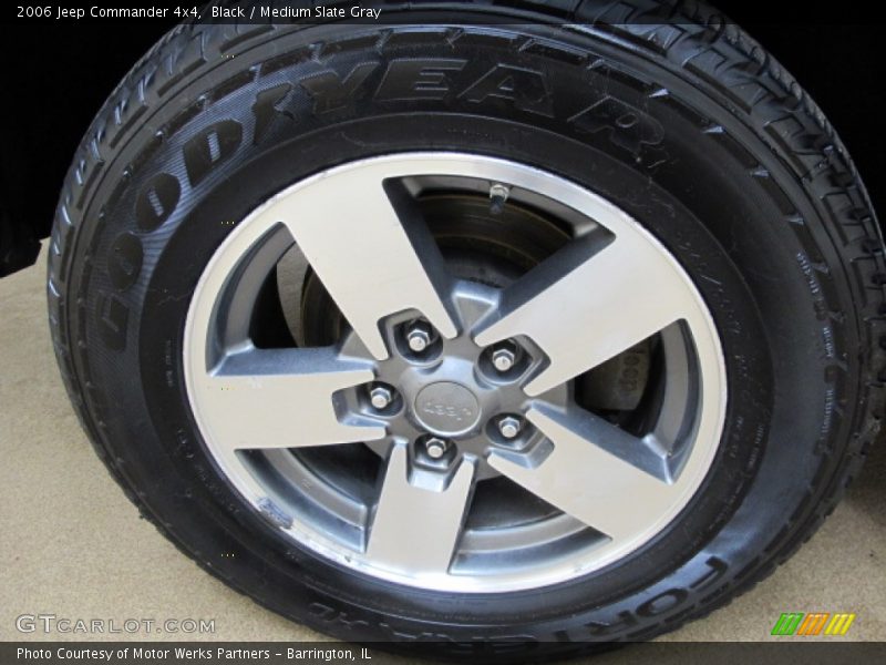 Black / Medium Slate Gray 2006 Jeep Commander 4x4