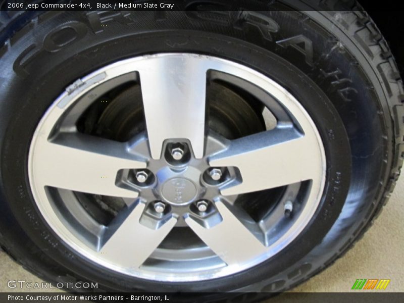 Black / Medium Slate Gray 2006 Jeep Commander 4x4