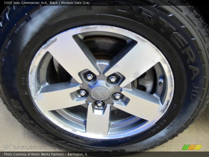 Black / Medium Slate Gray 2006 Jeep Commander 4x4