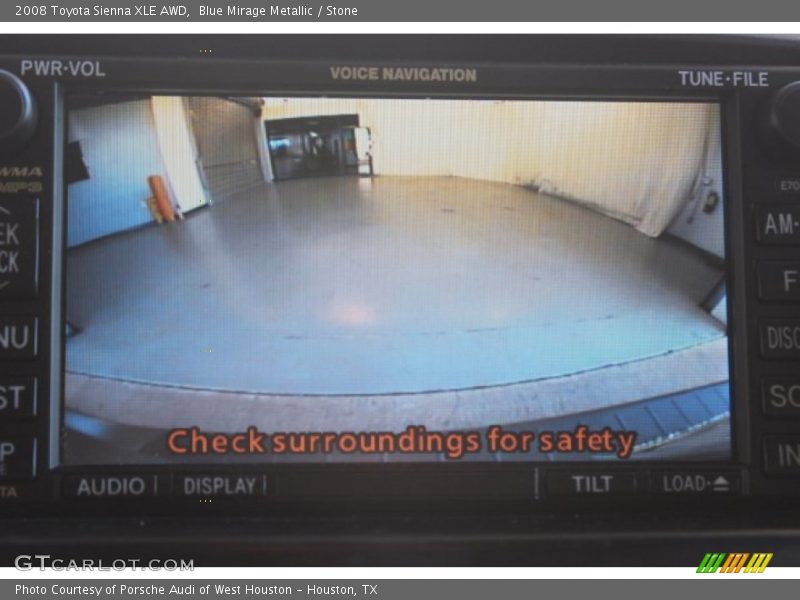 Blue Mirage Metallic / Stone 2008 Toyota Sienna XLE AWD