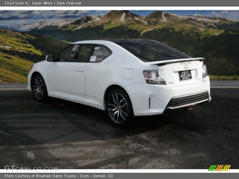 Super White / Dark Charcoal 2014 Scion tC