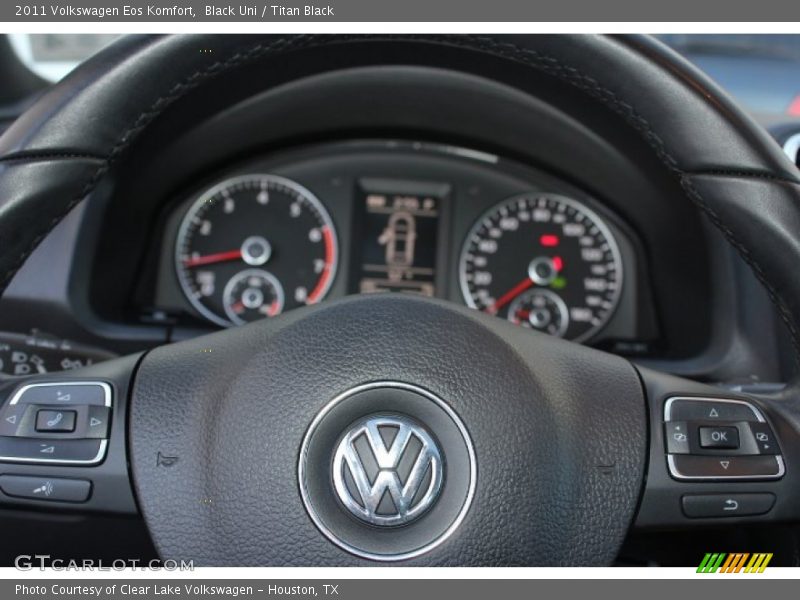 Black Uni / Titan Black 2011 Volkswagen Eos Komfort