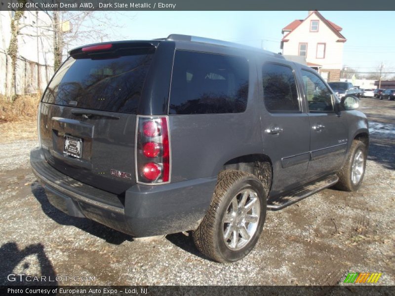 Dark Slate Metallic / Ebony 2008 GMC Yukon Denali AWD