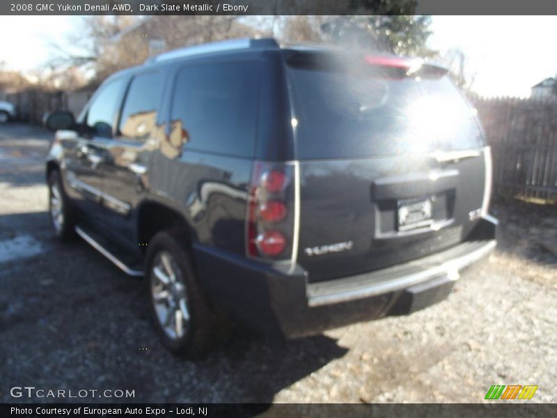 Dark Slate Metallic / Ebony 2008 GMC Yukon Denali AWD