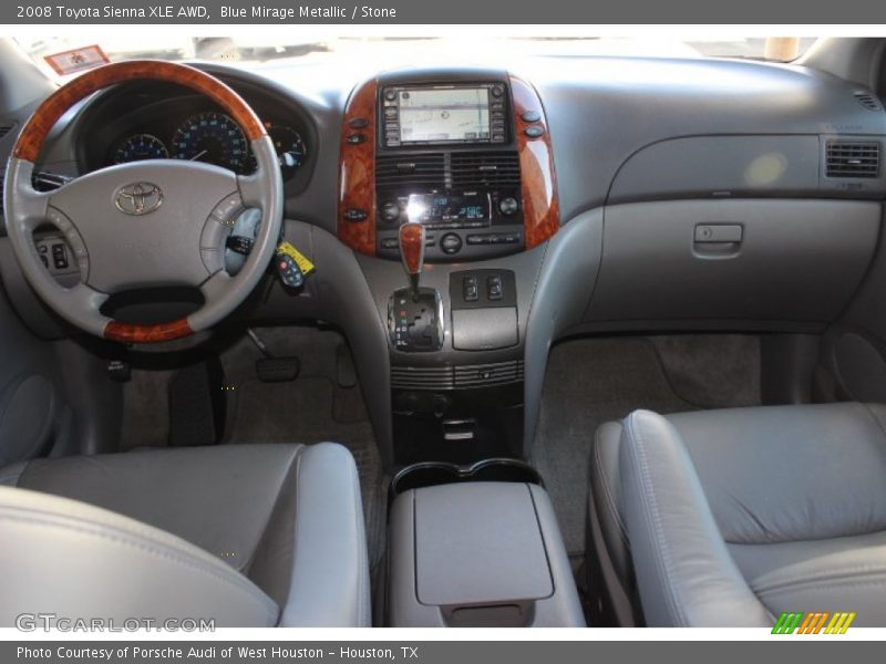 Blue Mirage Metallic / Stone 2008 Toyota Sienna XLE AWD