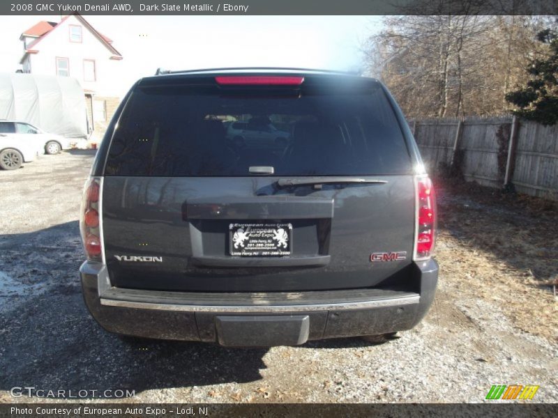 Dark Slate Metallic / Ebony 2008 GMC Yukon Denali AWD