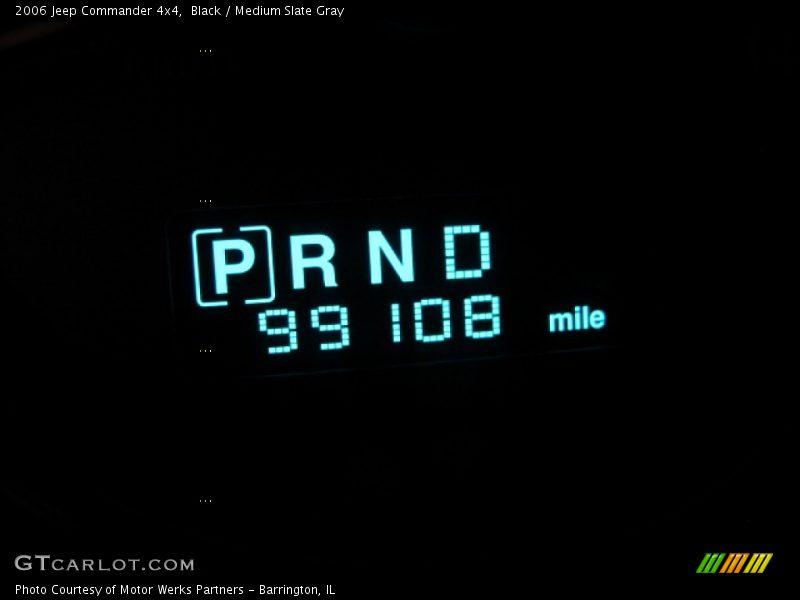 Black / Medium Slate Gray 2006 Jeep Commander 4x4
