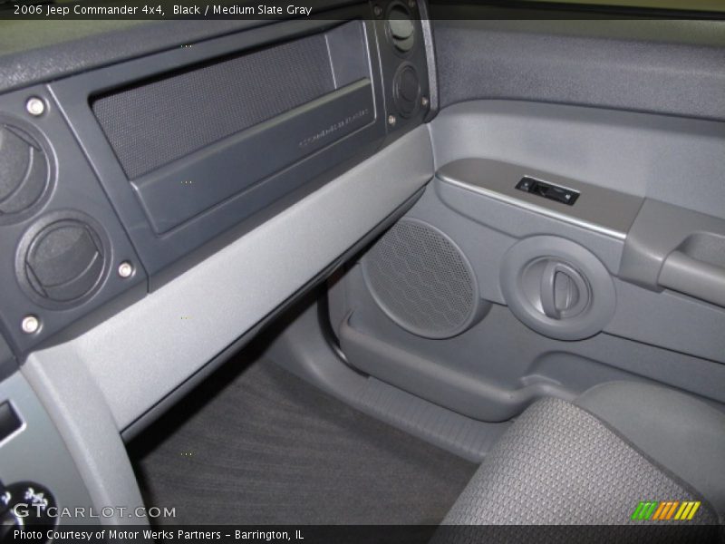 Black / Medium Slate Gray 2006 Jeep Commander 4x4