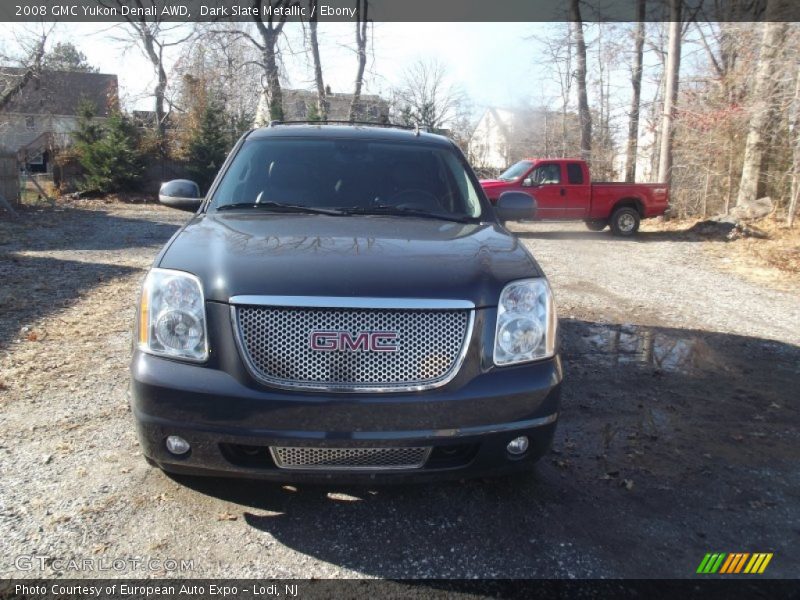 Dark Slate Metallic / Ebony 2008 GMC Yukon Denali AWD