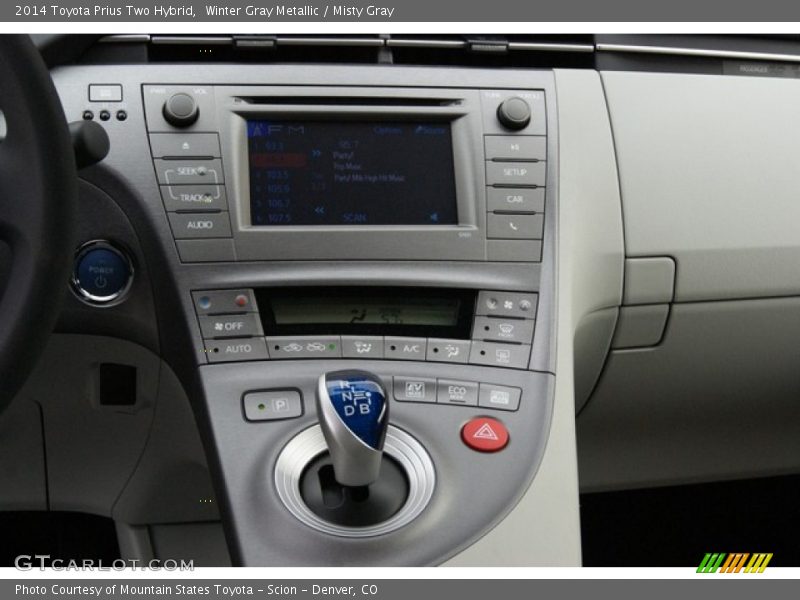 Controls of 2014 Prius Two Hybrid