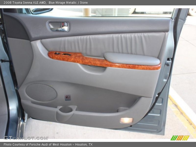 Blue Mirage Metallic / Stone 2008 Toyota Sienna XLE AWD