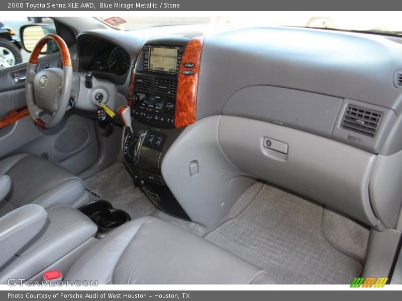 Blue Mirage Metallic / Stone 2008 Toyota Sienna XLE AWD