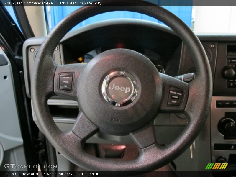 Black / Medium Slate Gray 2006 Jeep Commander 4x4
