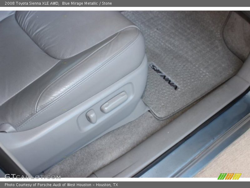 Blue Mirage Metallic / Stone 2008 Toyota Sienna XLE AWD