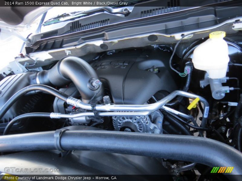 Bright White / Black/Diesel Gray 2014 Ram 1500 Express Quad Cab