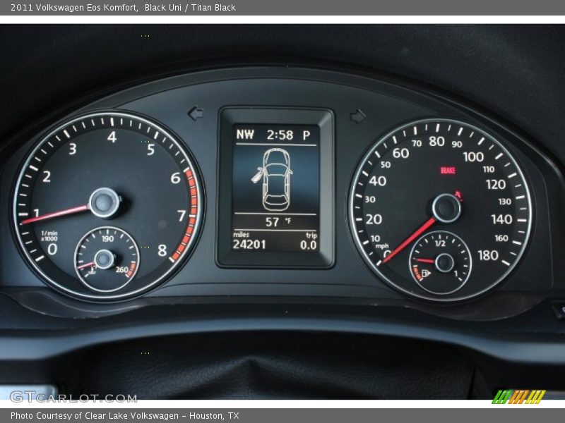 Black Uni / Titan Black 2011 Volkswagen Eos Komfort