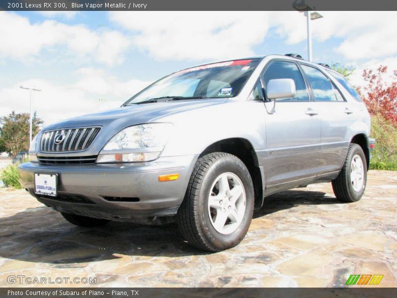 Blue Vapor Metallic / Ivory 2001 Lexus RX 300
