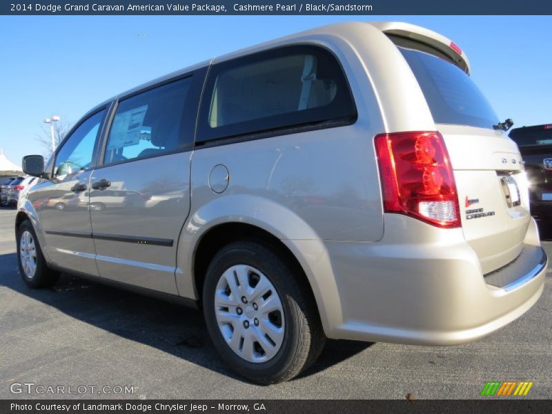 Cashmere Pearl / Black/Sandstorm 2014 Dodge Grand Caravan American Value Package