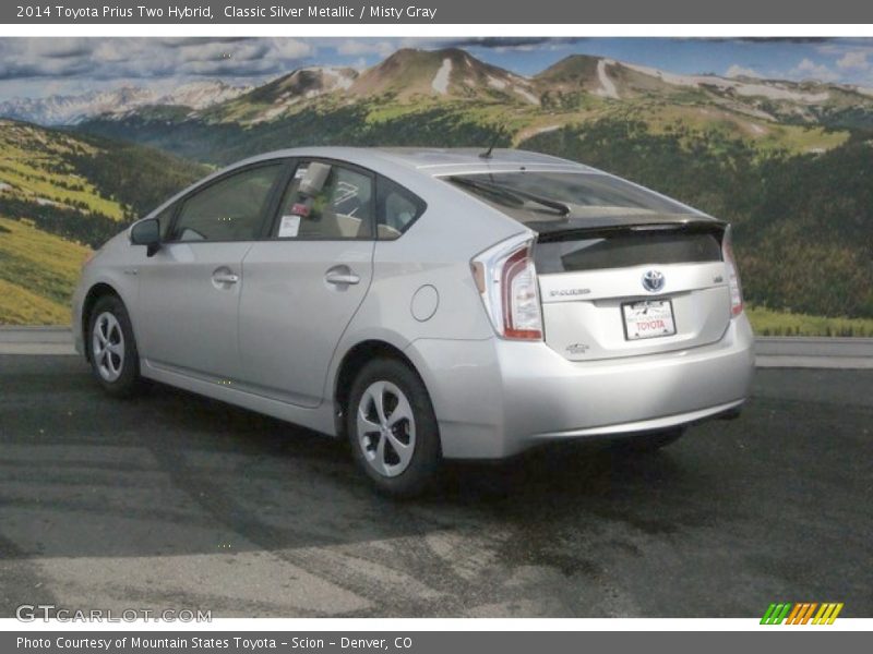 Classic Silver Metallic / Misty Gray 2014 Toyota Prius Two Hybrid