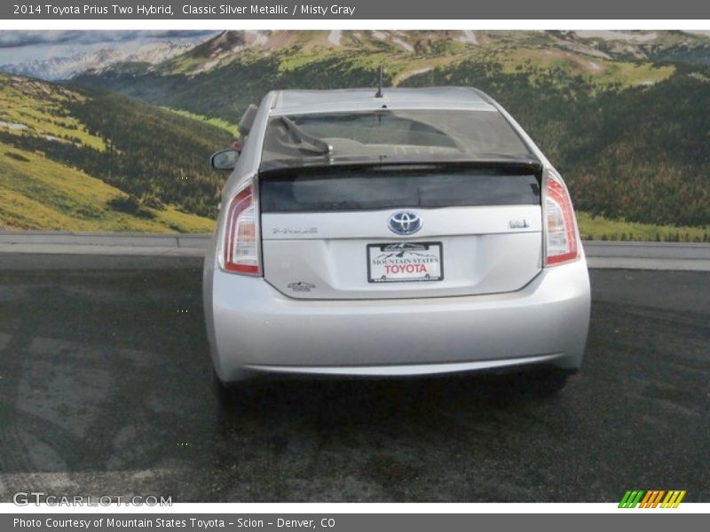 Classic Silver Metallic / Misty Gray 2014 Toyota Prius Two Hybrid