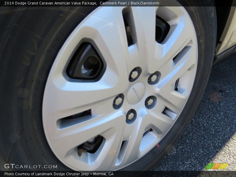Cashmere Pearl / Black/Sandstorm 2014 Dodge Grand Caravan American Value Package