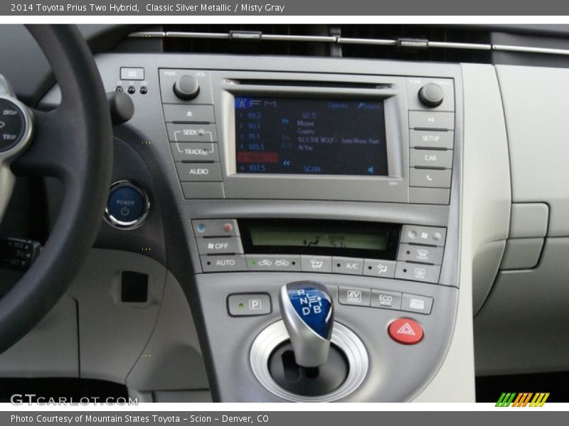 Classic Silver Metallic / Misty Gray 2014 Toyota Prius Two Hybrid