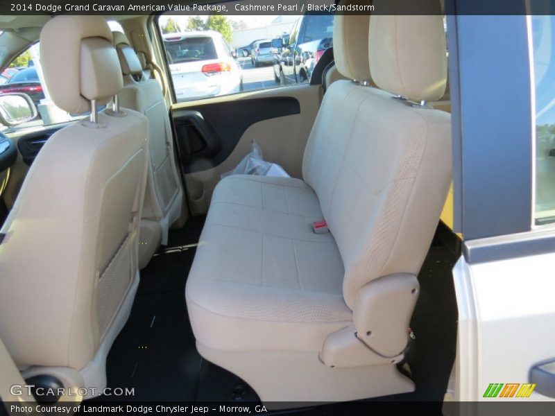 Rear Seat of 2014 Grand Caravan American Value Package