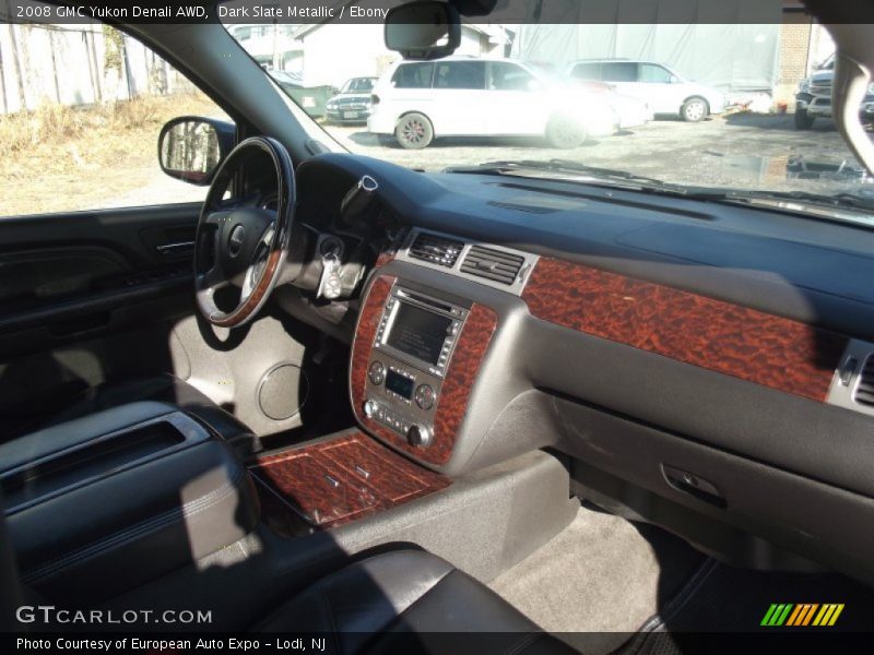 Dark Slate Metallic / Ebony 2008 GMC Yukon Denali AWD