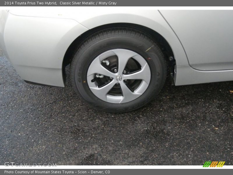 Classic Silver Metallic / Misty Gray 2014 Toyota Prius Two Hybrid