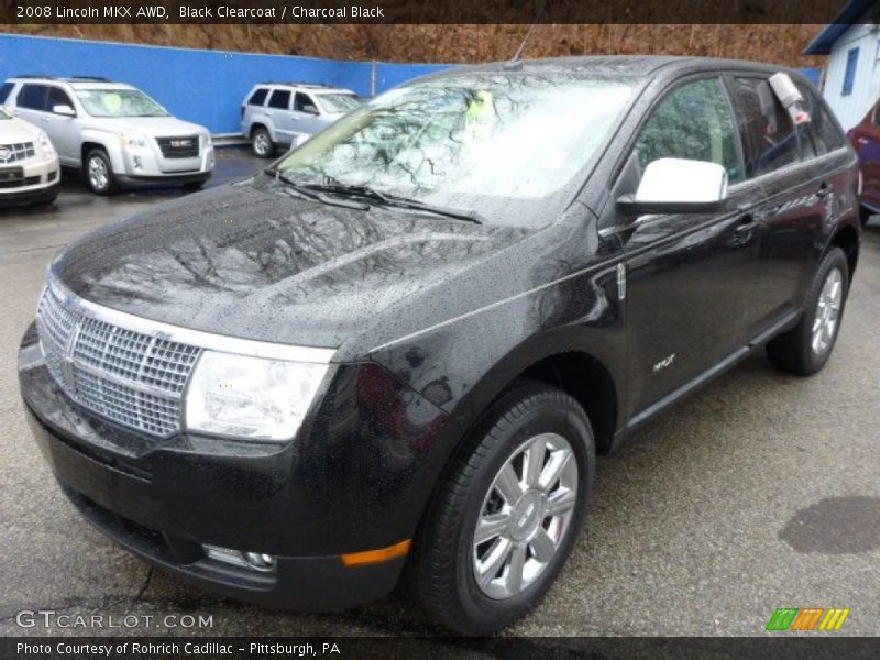 Black Clearcoat / Charcoal Black 2008 Lincoln MKX AWD