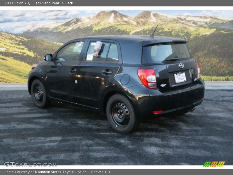 Black Sand Pearl / Black 2014 Scion xD