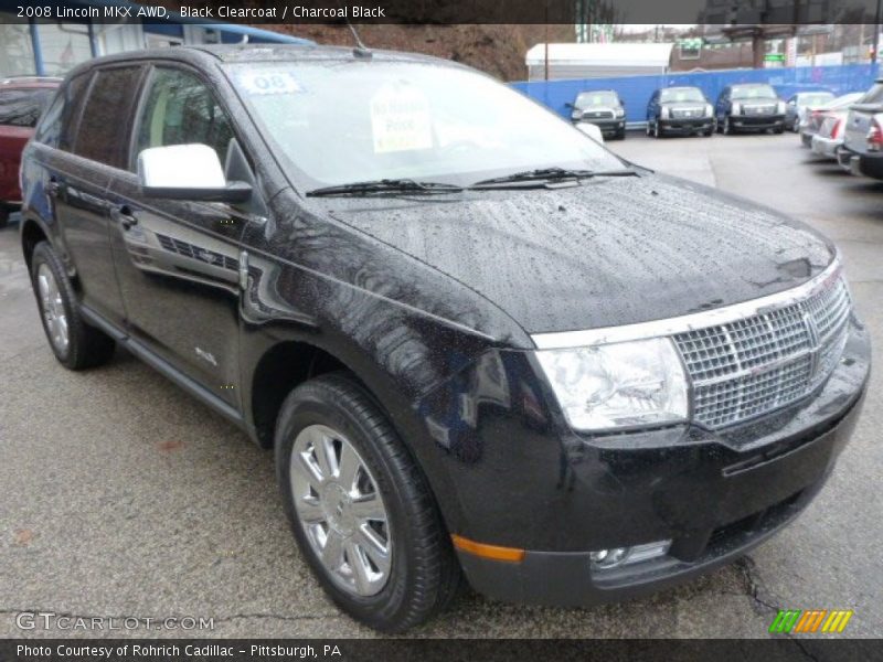 Black Clearcoat / Charcoal Black 2008 Lincoln MKX AWD