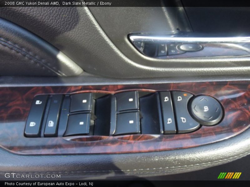 Dark Slate Metallic / Ebony 2008 GMC Yukon Denali AWD
