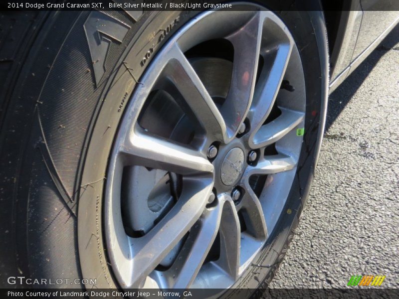 Billet Silver Metallic / Black/Light Graystone 2014 Dodge Grand Caravan SXT