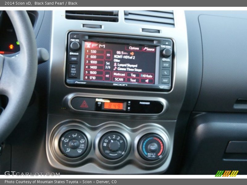 Black Sand Pearl / Black 2014 Scion xD